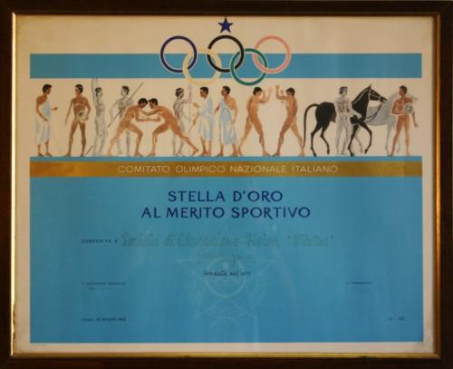 Stella d'Oro al merito sportivo, 1967