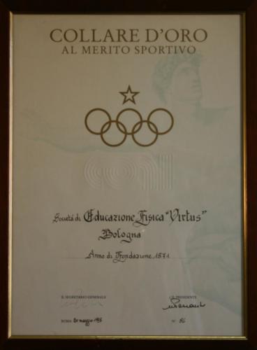 Collare d'Oro al merito sportivo, 1998